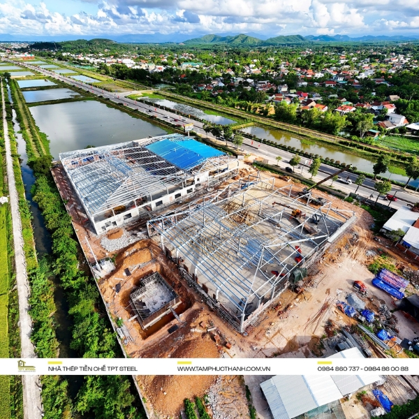 Khởi công dự án lắp dựng kết cấu thép Showroom VinFast