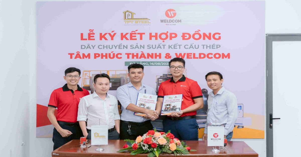 KÝ KẾT HỢP ĐỒNG DÂY CHUYỀN SẢN XUẤT KẾT CẤU THÉP