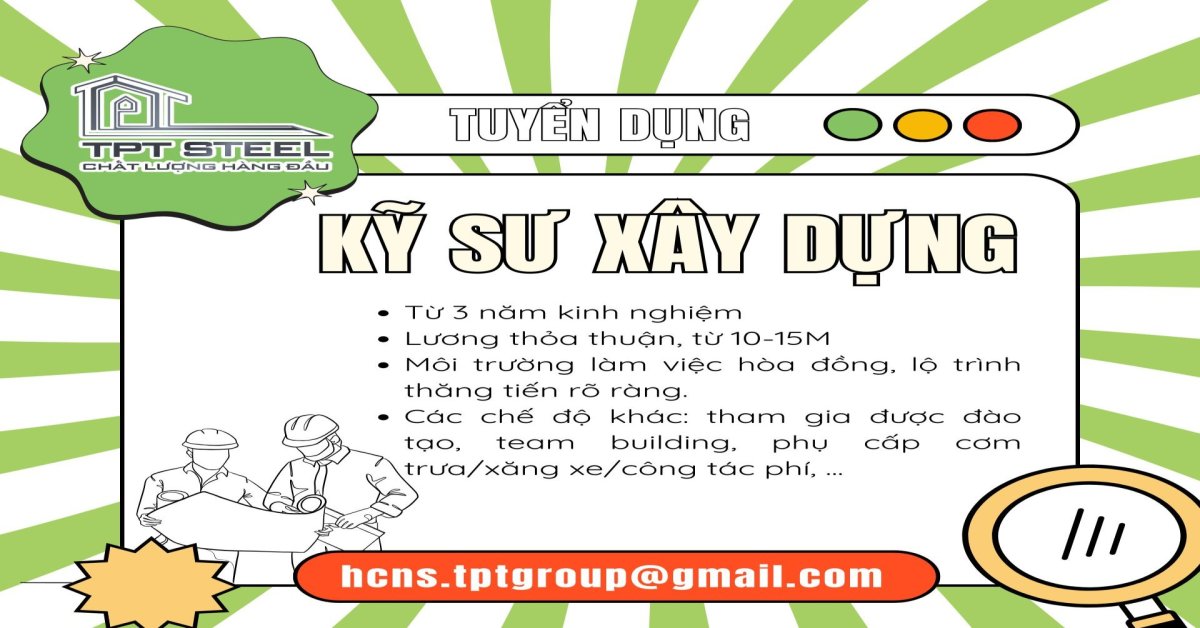 VỊ TRÍ KỸ SƯ XÂY DỰNG