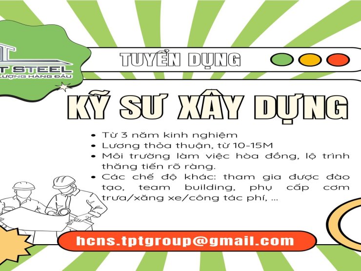 VỊ TRÍ KỸ SƯ XÂY DỰNG