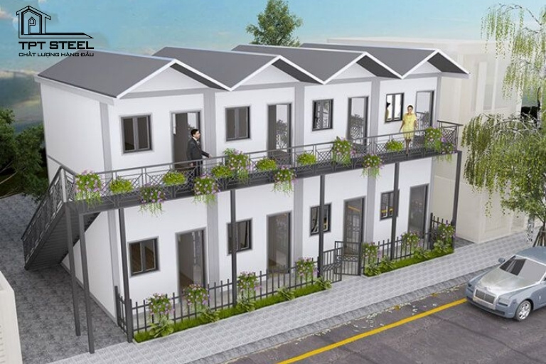 Nhận thi công nhà trọ tiền chế chuyên nghiệp, uy tín